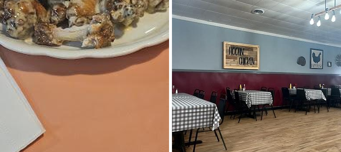 The Hootin' Chicken Menu