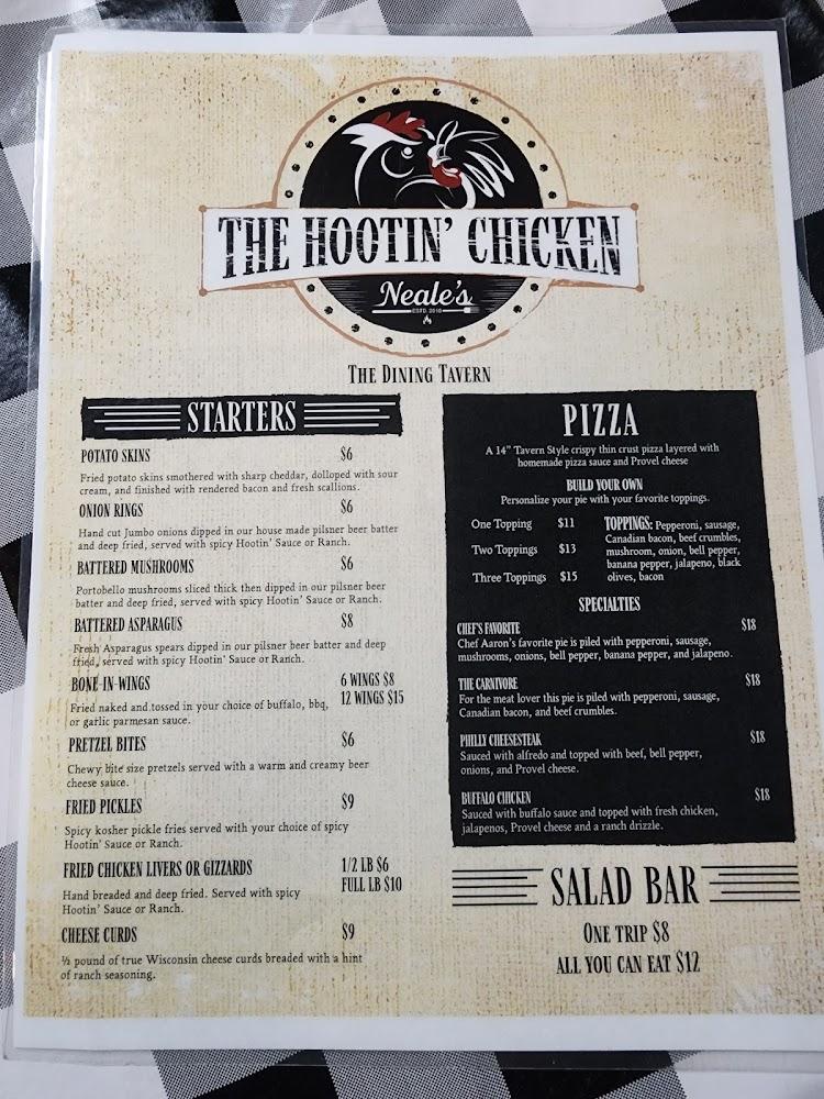 The Hootin' Chicken Menu image 4